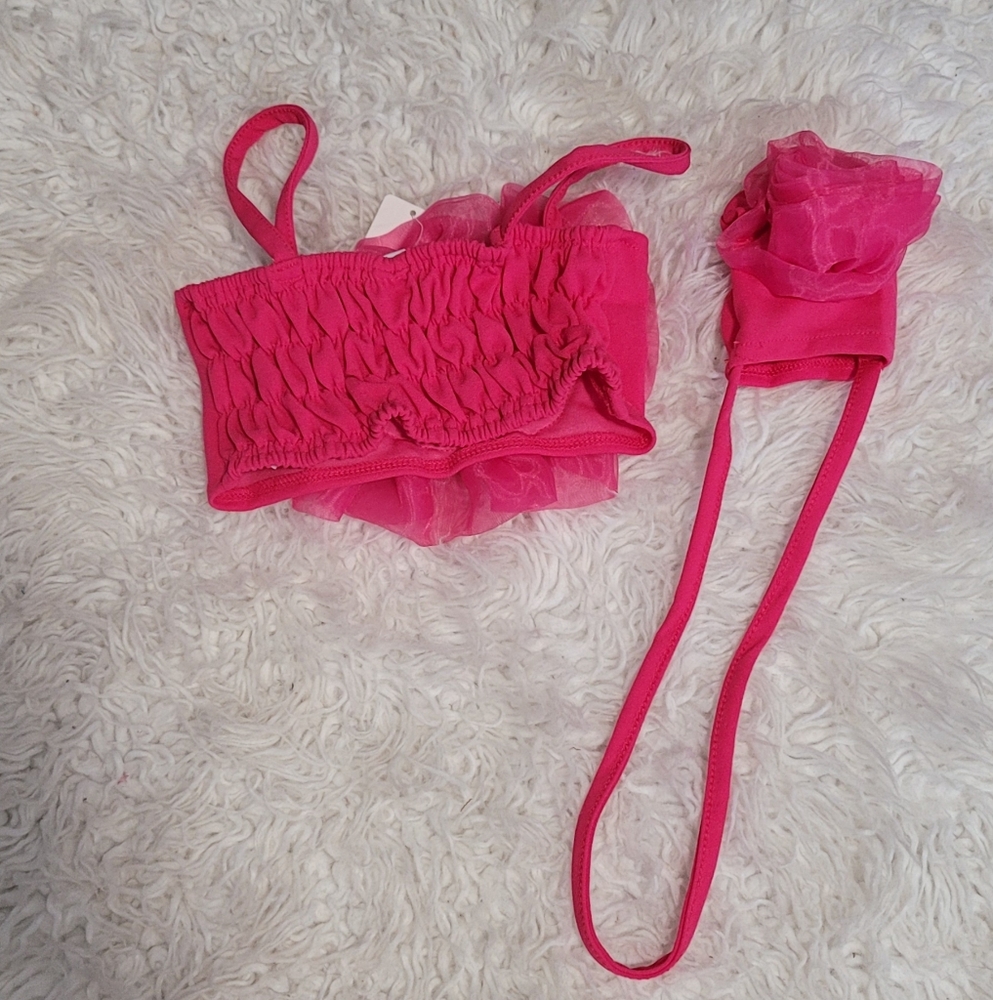 SHEIN Vibrant Pink Elastic Waistband - Picture 4 of 8